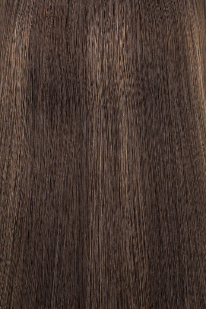 BANDit #4HL10 Medium Dark Brown with Ash Blonde Highlights Straight