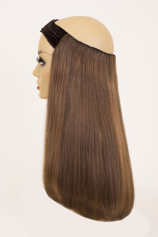 BANDit #8HL27 Light Ash Brown with Caramel Highlights Straight